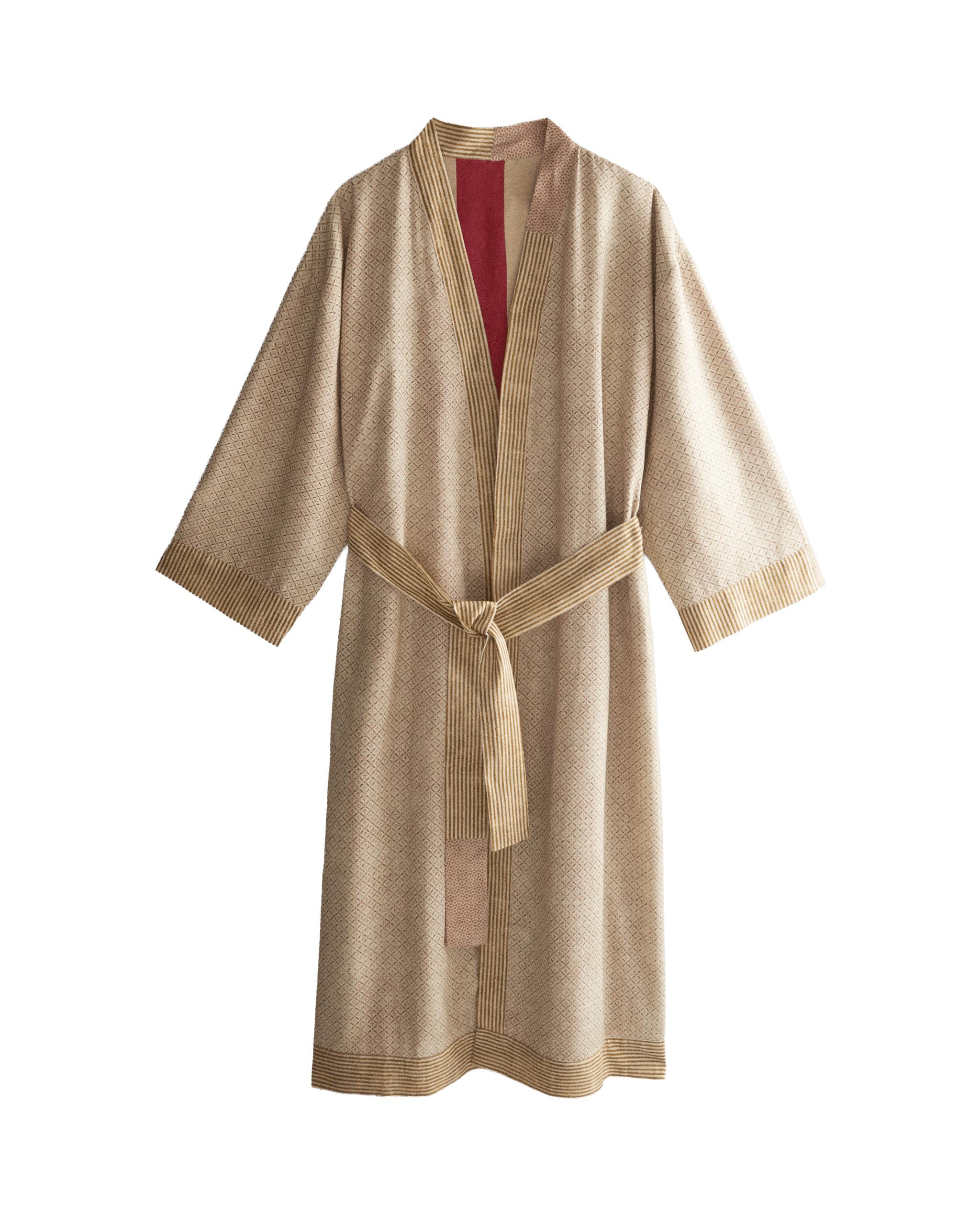 DRESSING GOWN WITH CONTRAST PRINTS | KATHARINE POLE product thumbnail 10