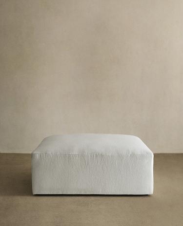 PUFF AUS LEINEN WASCHBAR