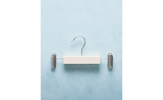 PACK OF KIDS' WOODEN HANGERS WITH CLIPS (PACK OF 3)