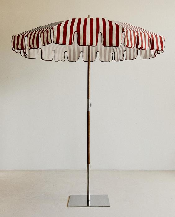 مظلة للشاطئ بحافة أمامية (قطر 160 سم)