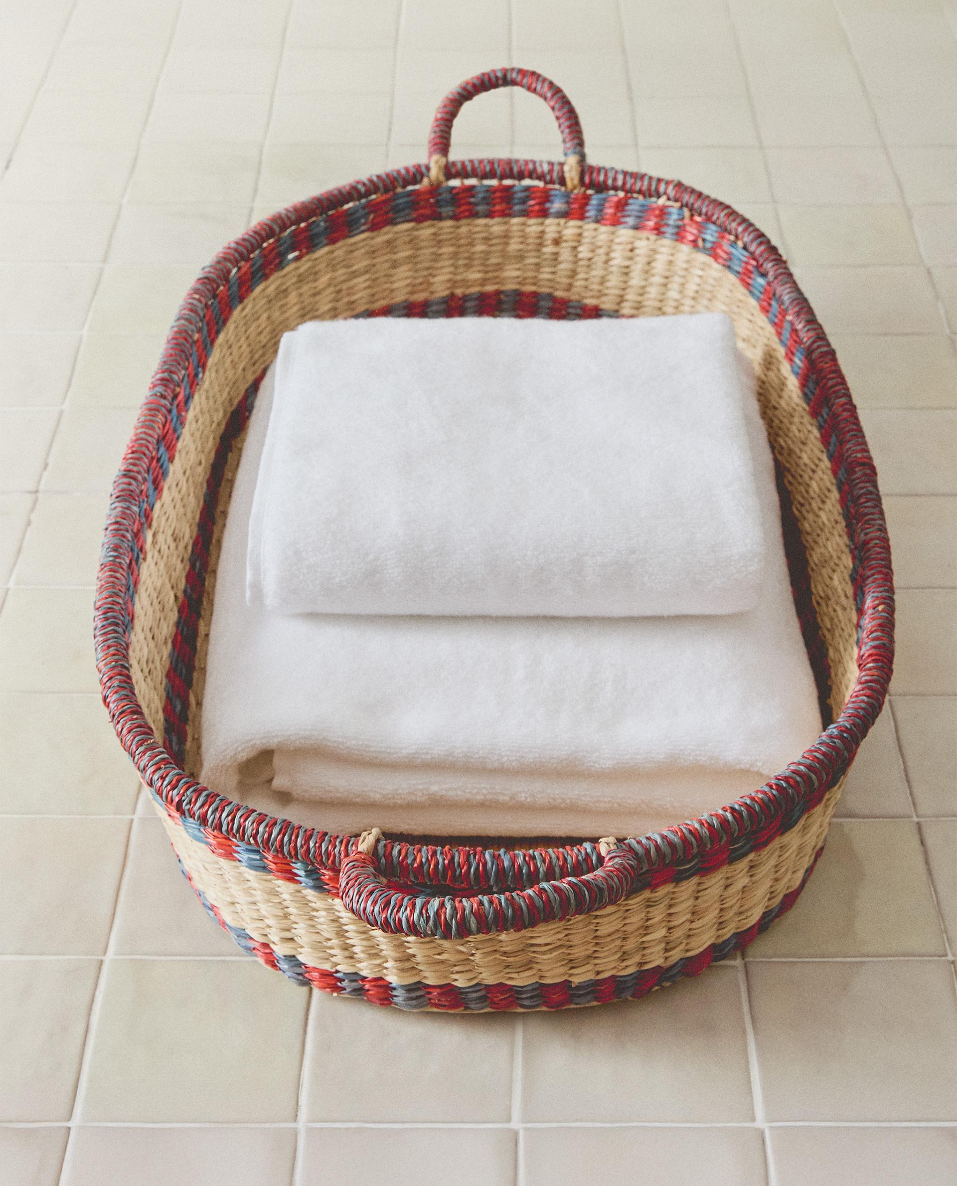 コントラスト オーバル シーグラス バスケット | Zara Home 日本