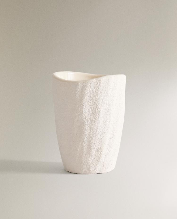 TEXTURED CERAMIC TOOTHBRUSH HOLDER