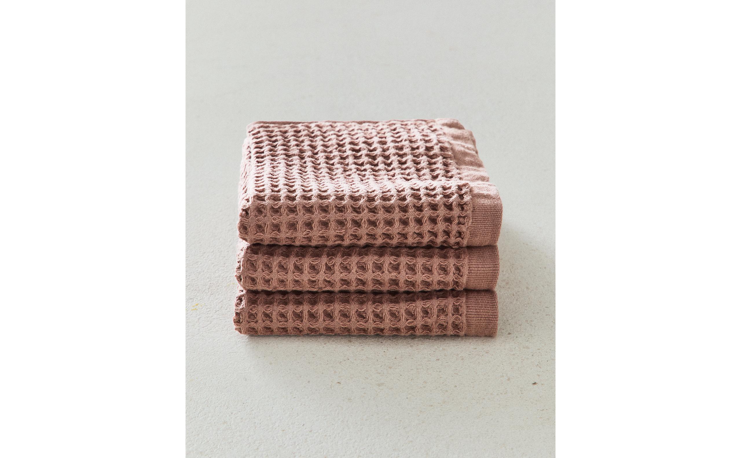 WAFFLE-KNIT COTTON HAND TOWEL (PACK OF 3) product thumbnail 17