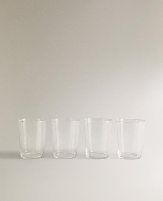 PACK OF TALL GLASS TUMBLERS (PACK OF 4) PACK OF TALL GLASS TUMBLERS (PACK OF 4)