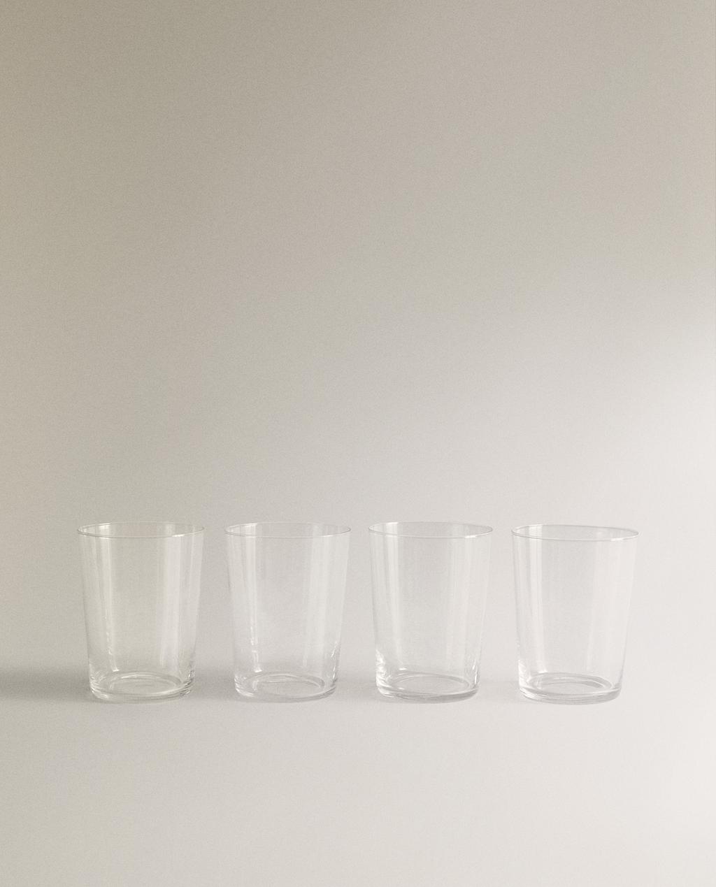 PACK OF TALL GLASS TUMBLERS (PACK OF 4) PACK OF TALL GLASS TUMBLERS (PACK OF 4)