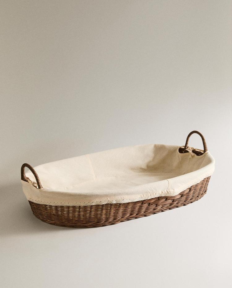 RATTAN CHANGING MAT BASKET RATTAN CHANGING MAT BASKET