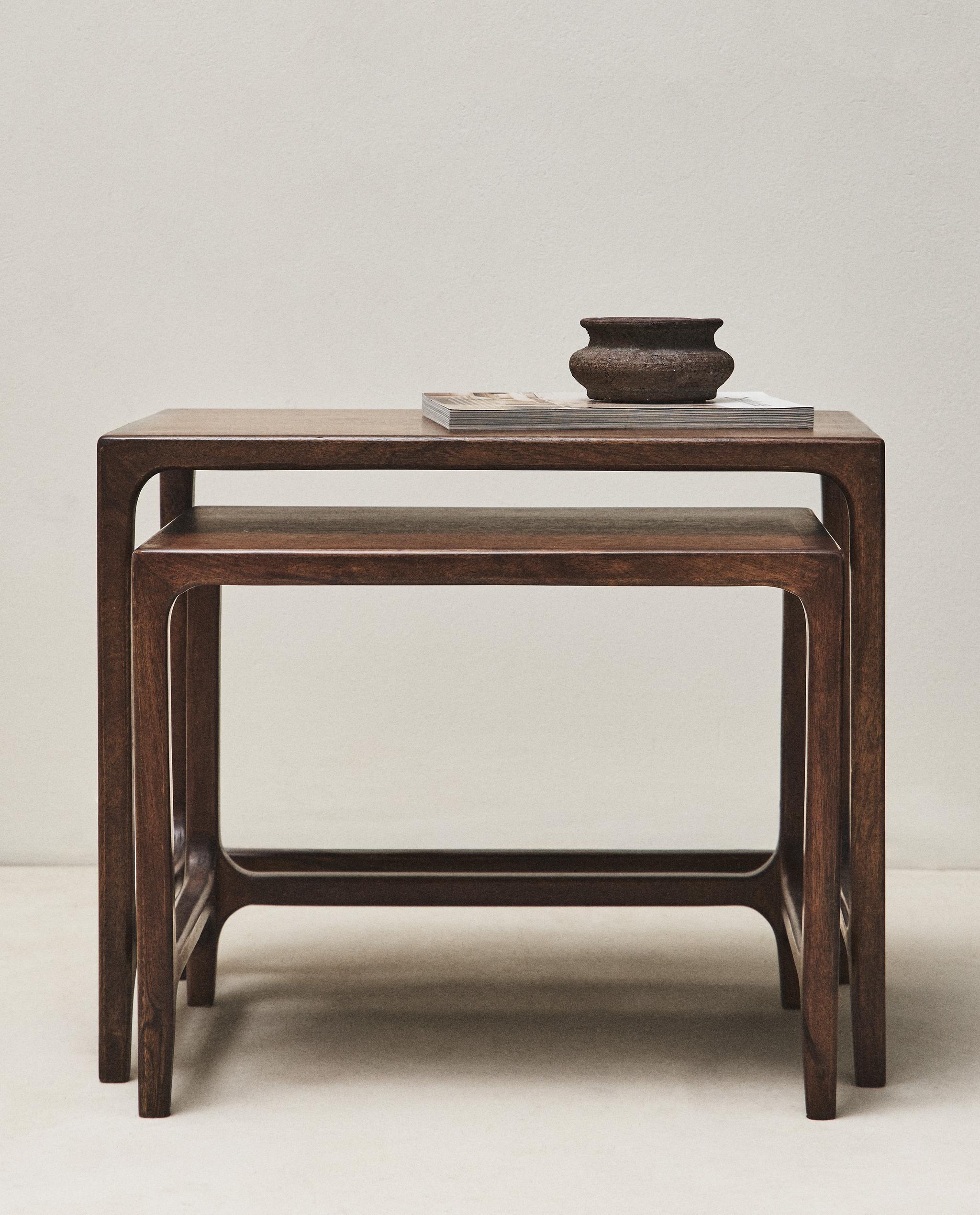 最終価格zara  ザラホーム　サイドテーブル ZARA HOME ザラホーム テーブル セメントフィニッシュ テーブルの通販