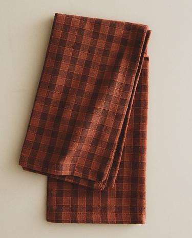 SET ȘERVEȚELE CAROURI ȘI TIGHEL (SET DE 2 BUCĂȚI)