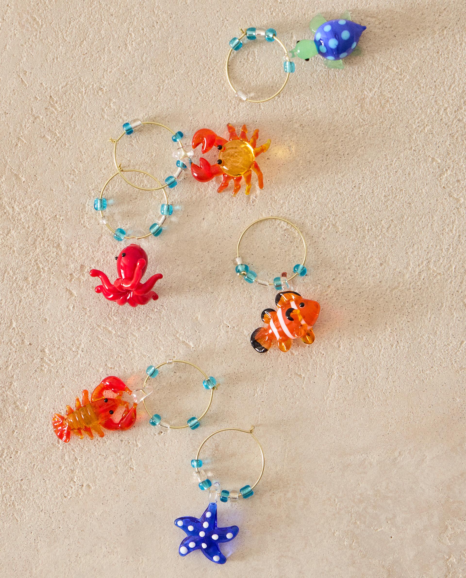 海の生き物 グラスマーカー 6個セット | Zara Home 日本/Japan