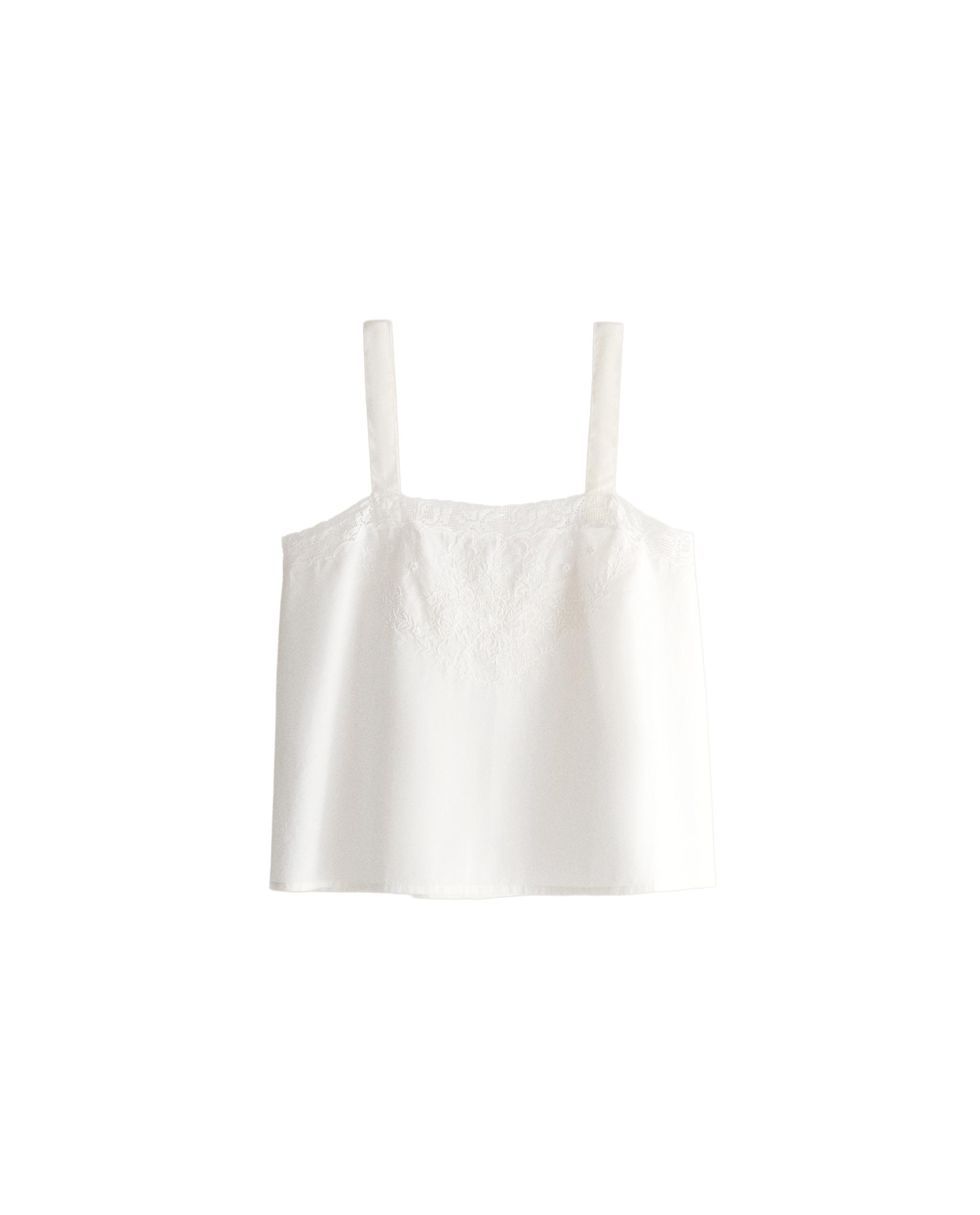 COTTON TOP WITH EMBROIDERY product thumbnail 6