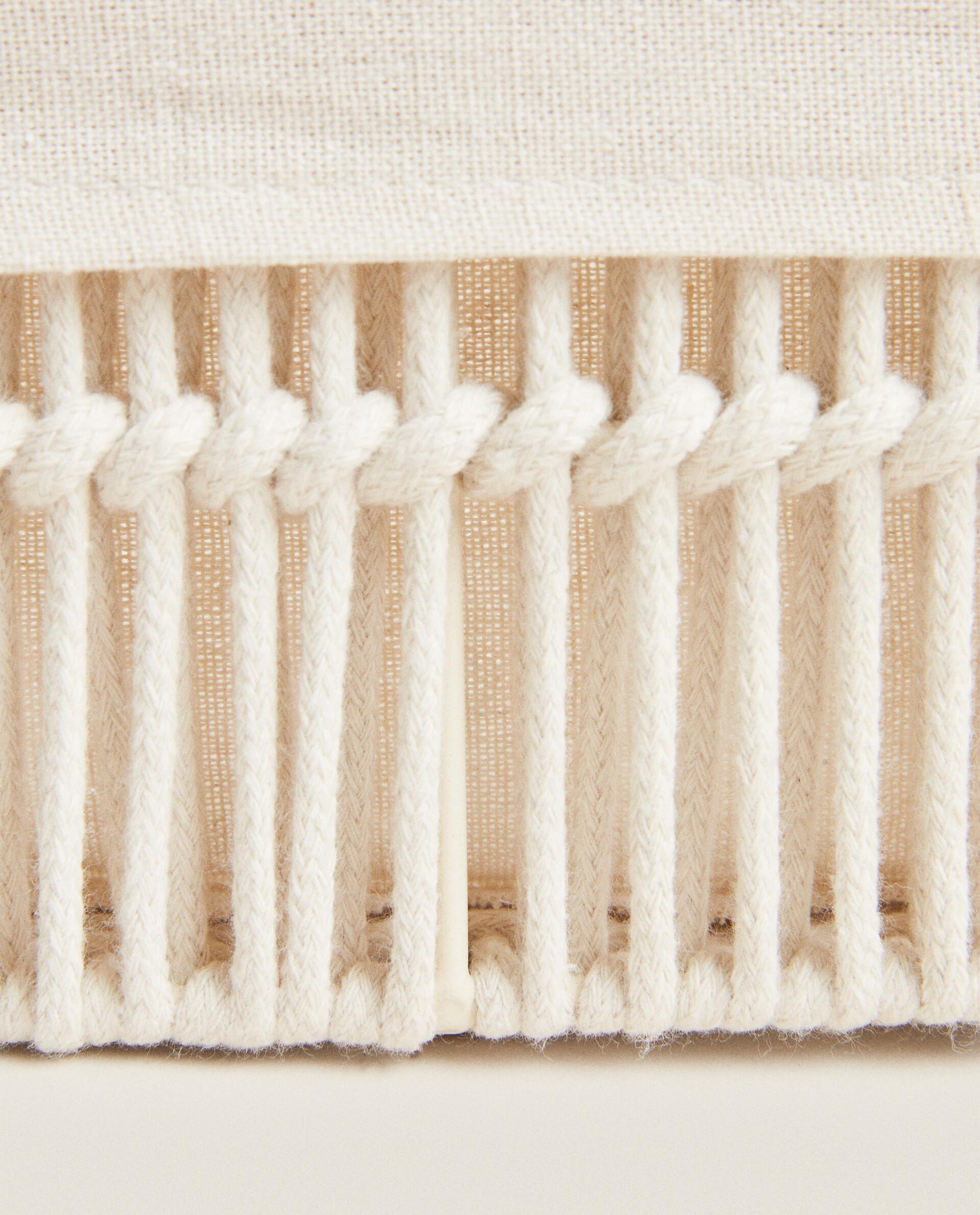 RECTANGULAR BASKET WITH COTTON LINING product thumbnail 2
