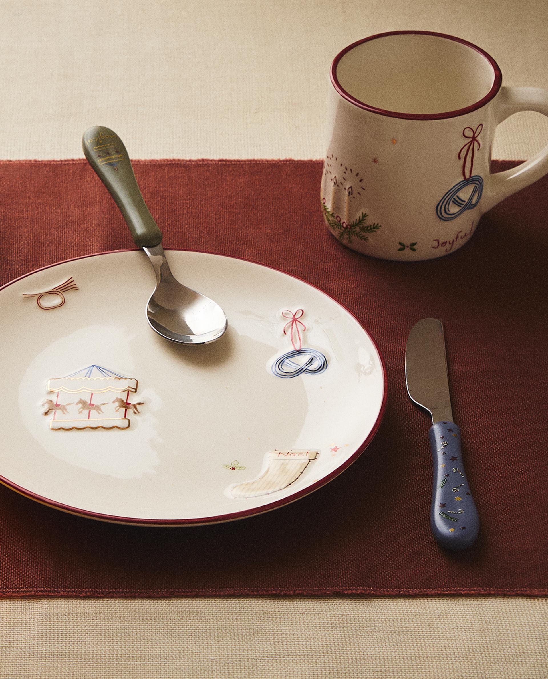 CHILDREN'S STONEWARE CHRISTMAS TABLEWARE | Zara Home United States