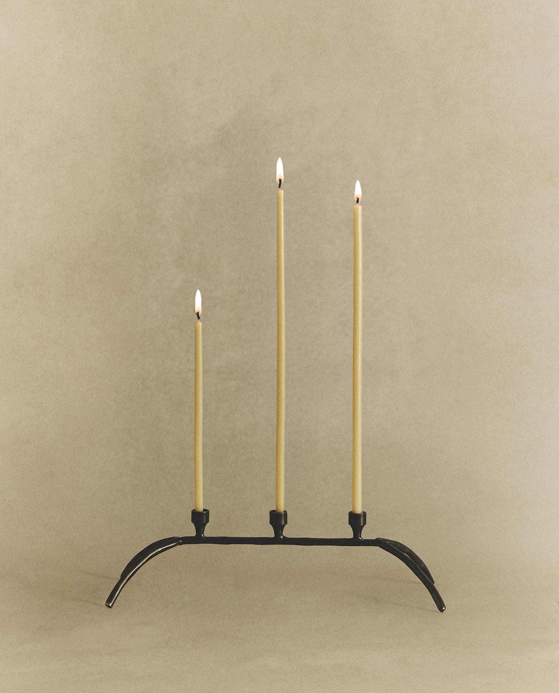 キャンドルスタンド 6個セット シリンダー型 ロング 装飾キャンドルセット（6本セット） | Zara