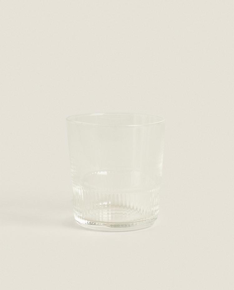 VASO VIDRIO RELIEVE