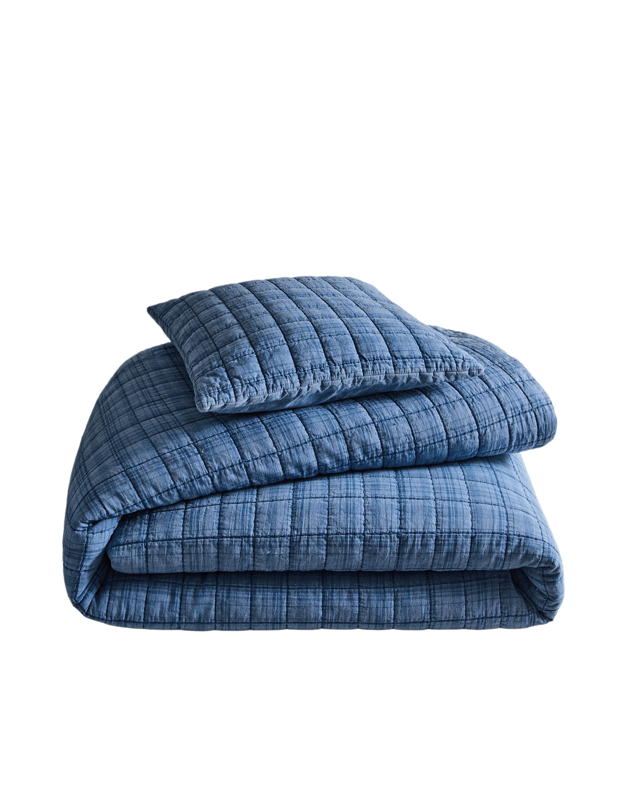 KIDS’ REVERSIBLE CHECK QUILTED BEDSPREAD product thumbnail 6