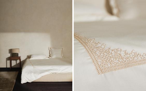 HOUSSE DE COUETTE SATIN BRODÉE