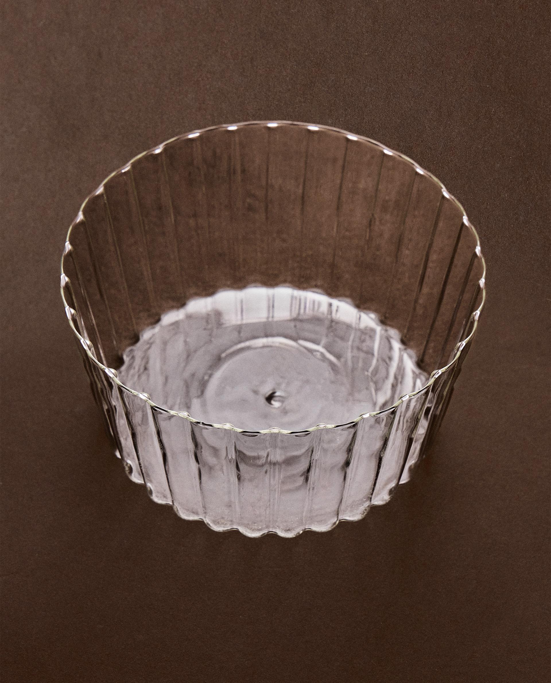 WAVY BOROSILICATE GLASS SALAD BOWL | Zara Home United States