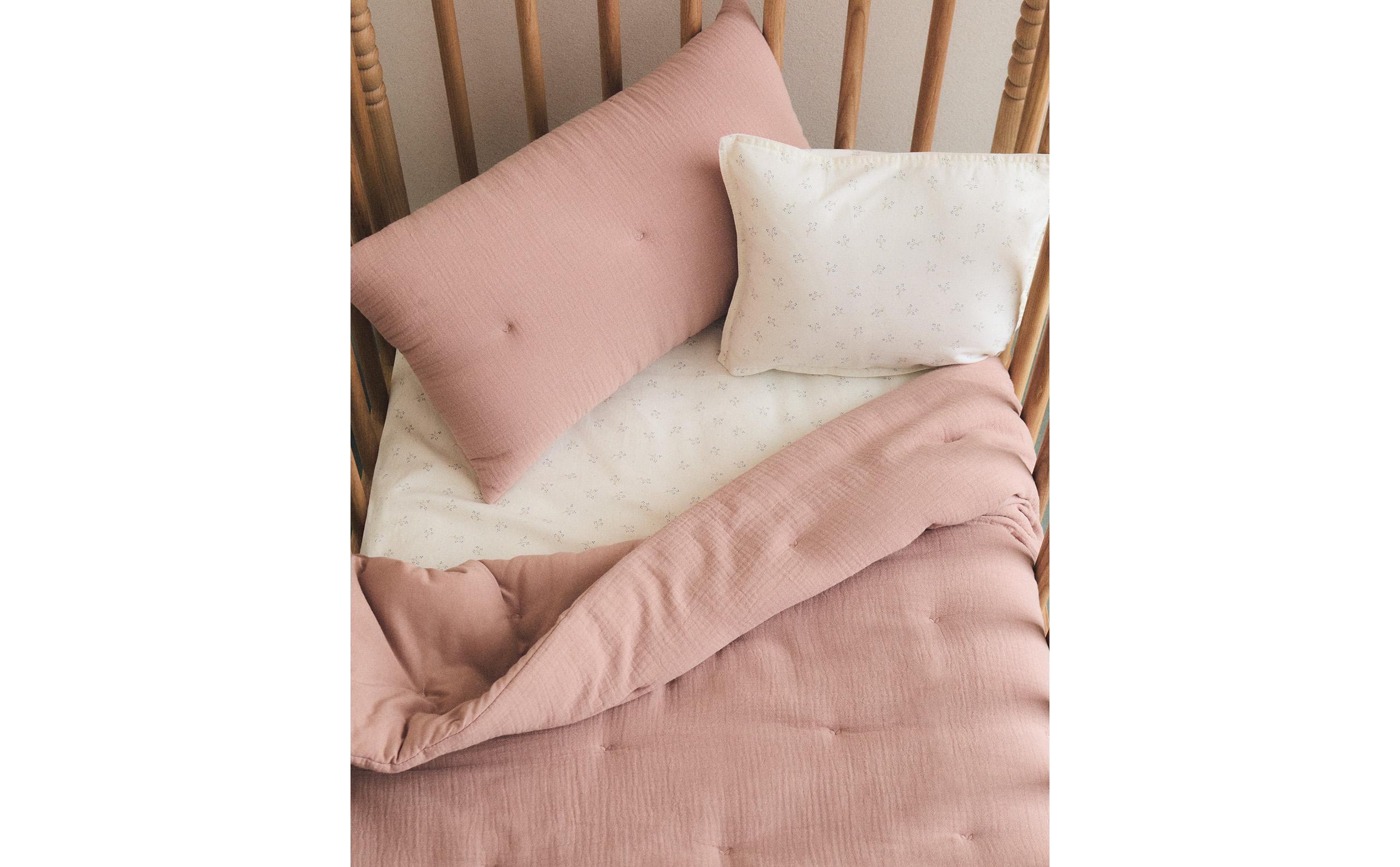 CHILDREN'S PLAIN MUSLIN BEDSPREAD