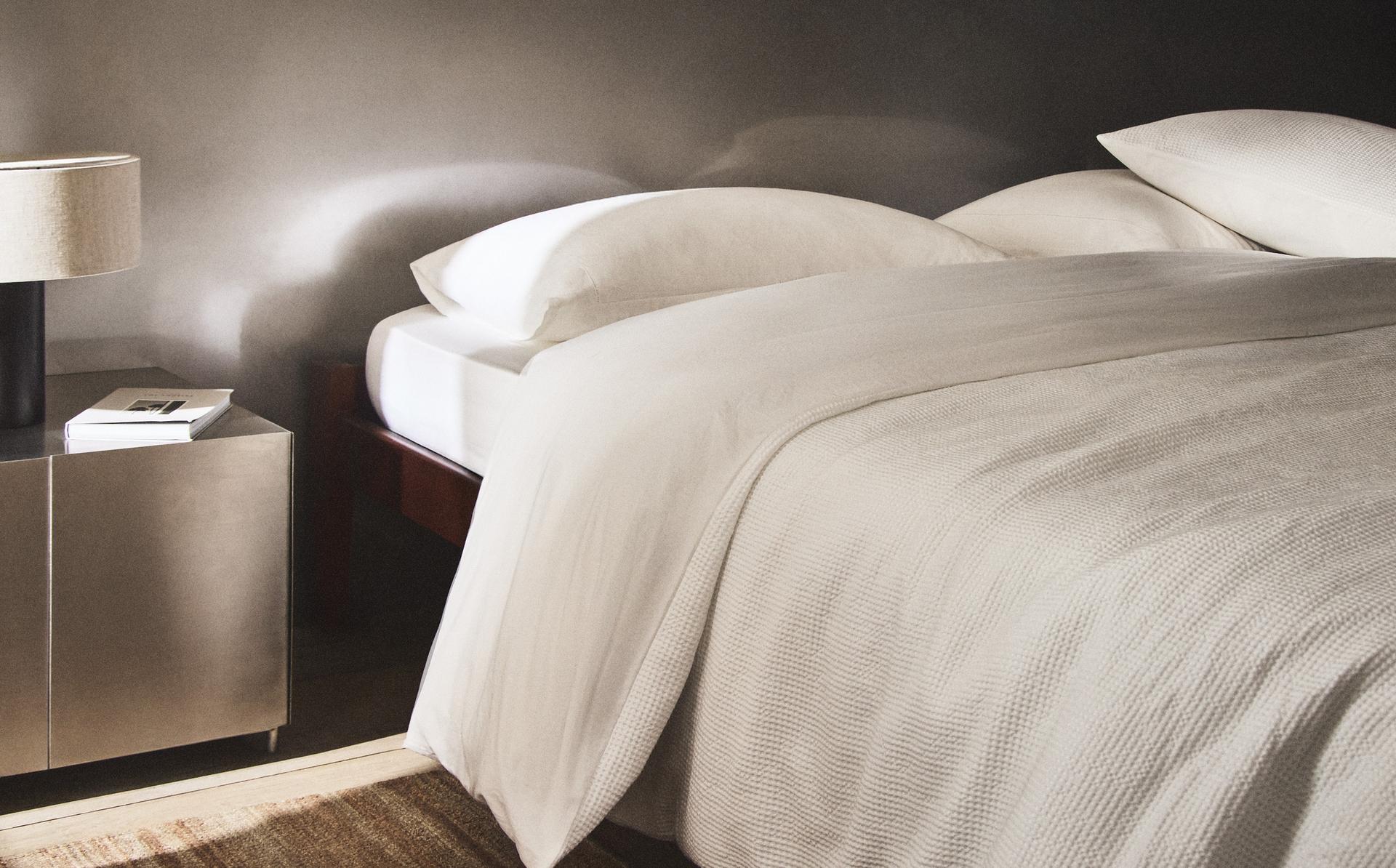 BETTBEZUG BAUMWOLLE MINI-WAFFEL BETTBEZUG BAUMWOLLE MINI-WAFFEL