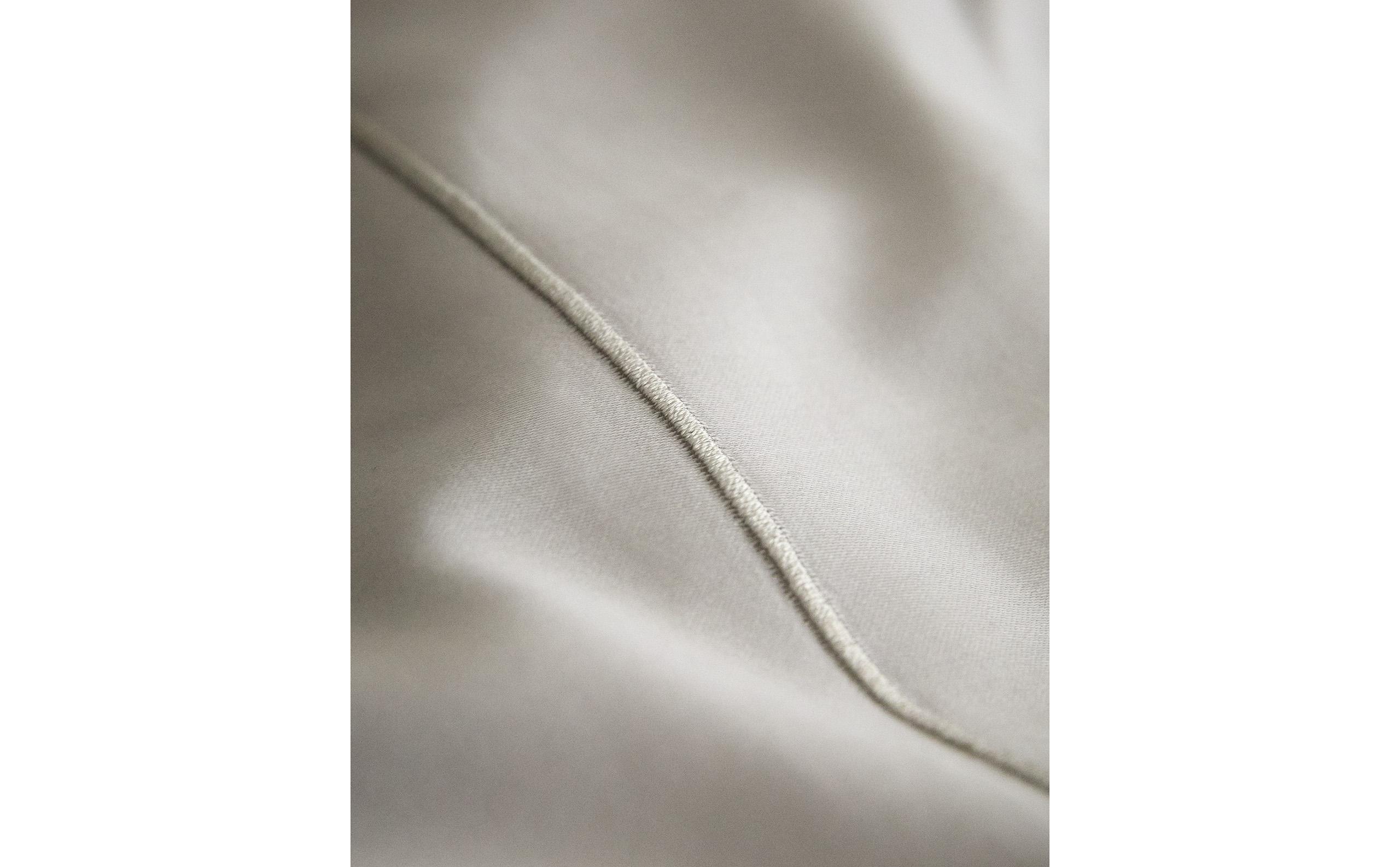 SATEEN DUVET COVER WITH TRIM