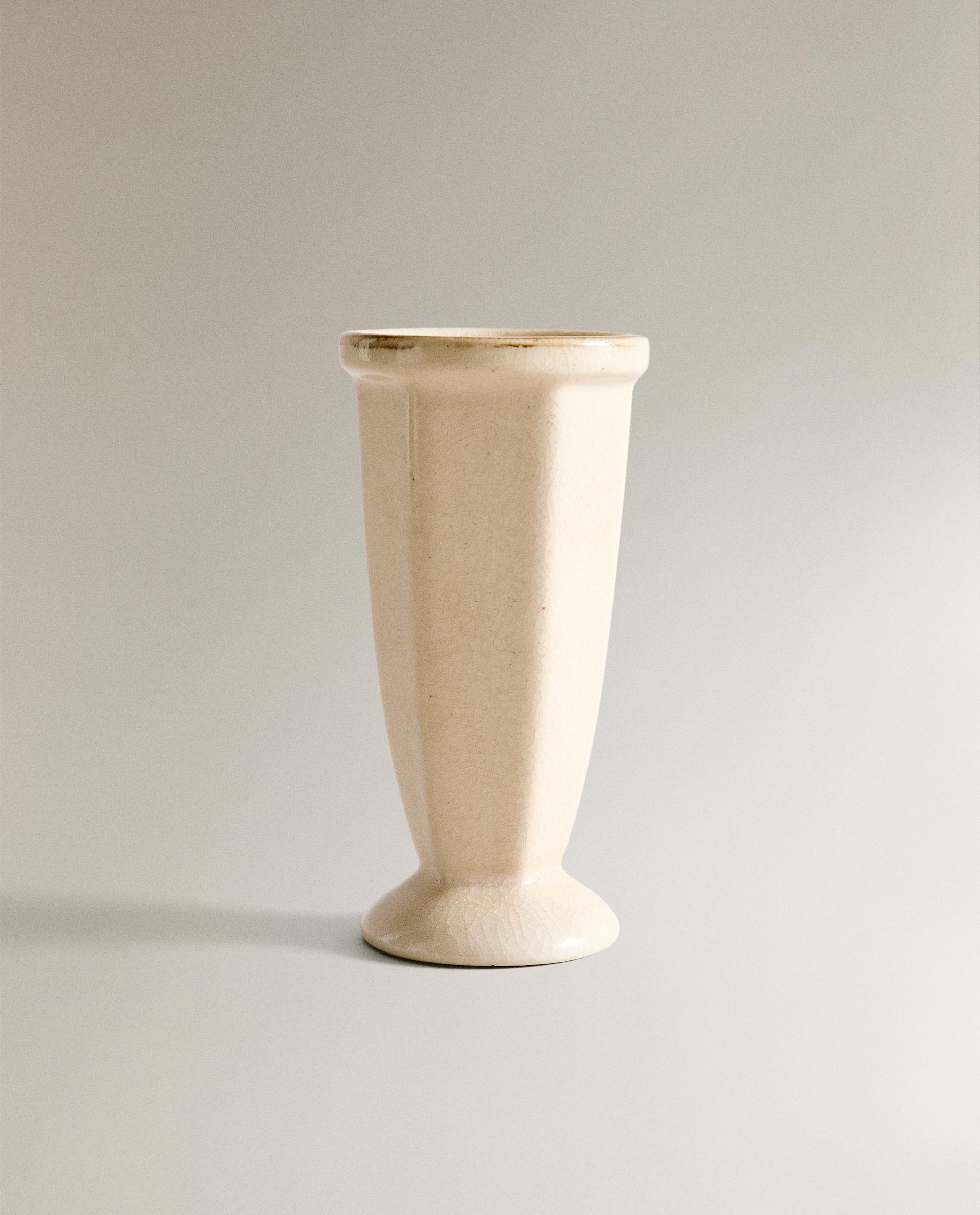 CERAMIC GLASS VASE