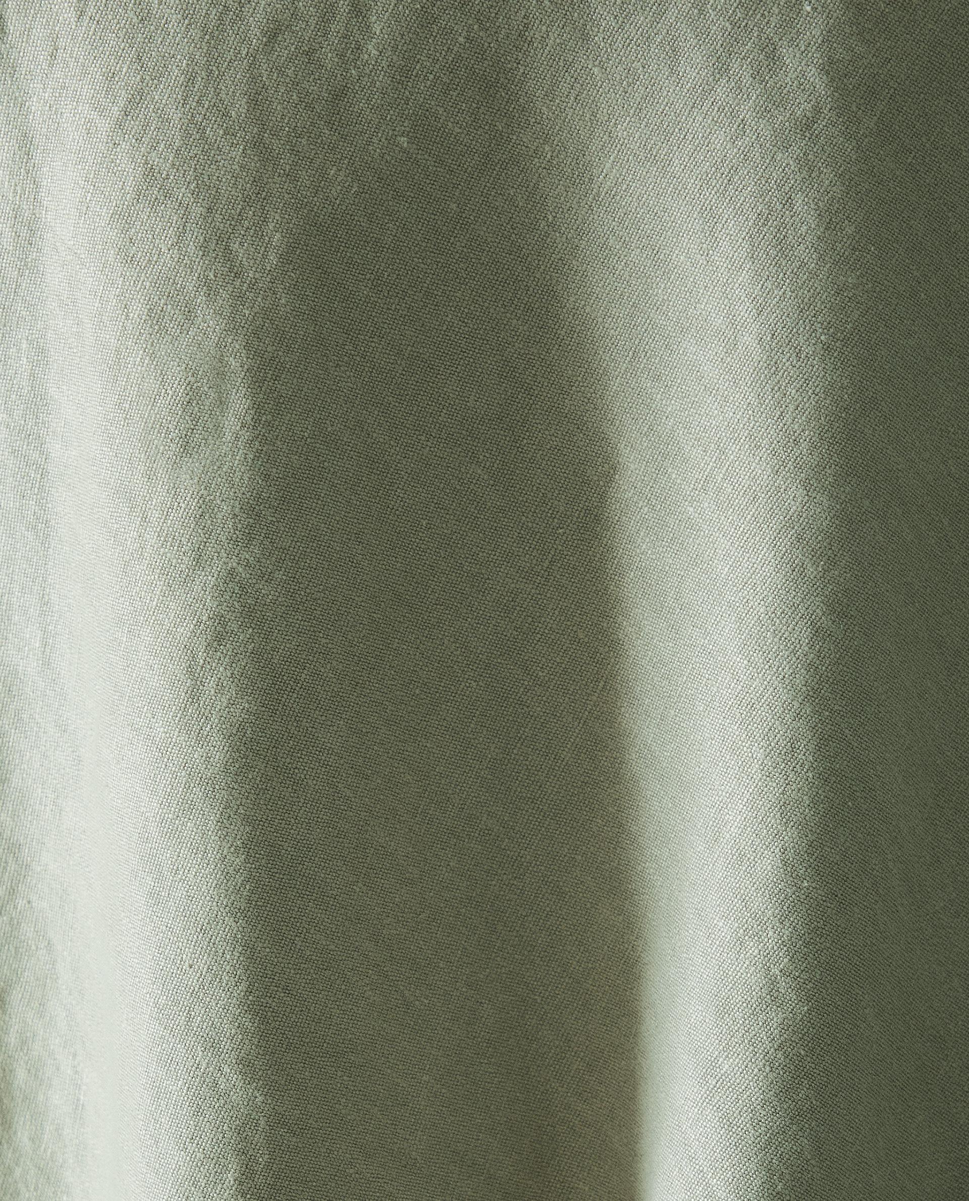 【2/9限定】ZARA  Round table with l THICK LINEN TABLECLOTH | Zara Home United States of America