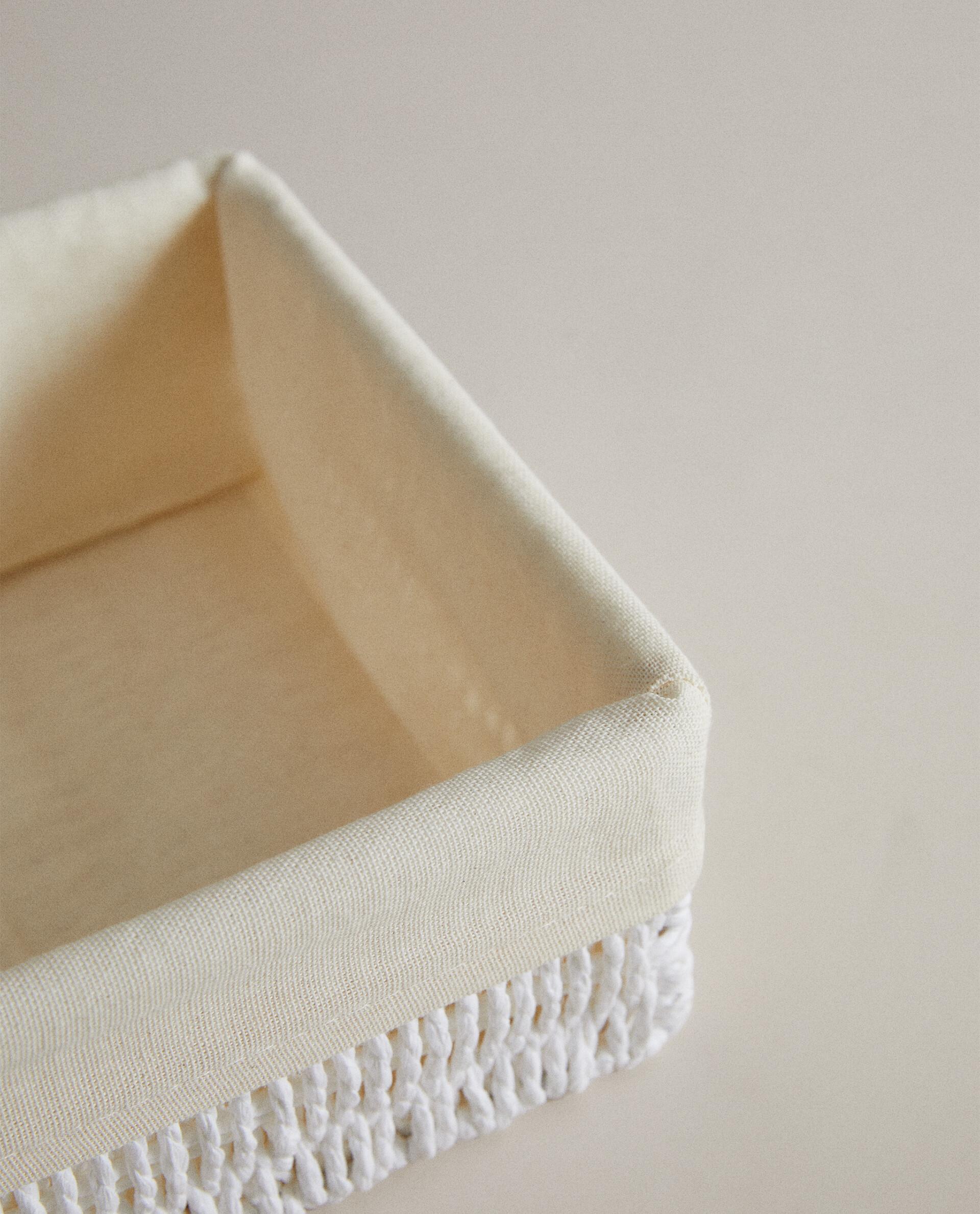 SQUARE BASKET WITH COTTON LINING product thumbnail 16