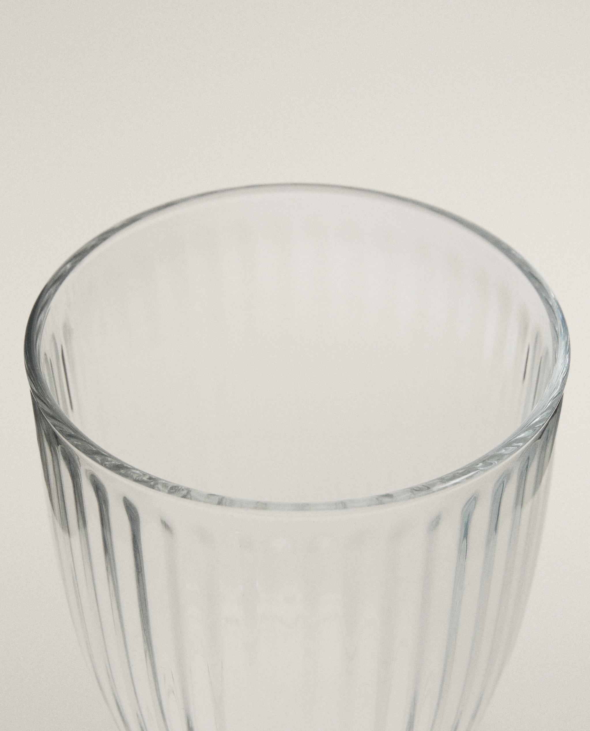 GLASS TUMBLER WITH LINE DESIGN product thumbnail 7
