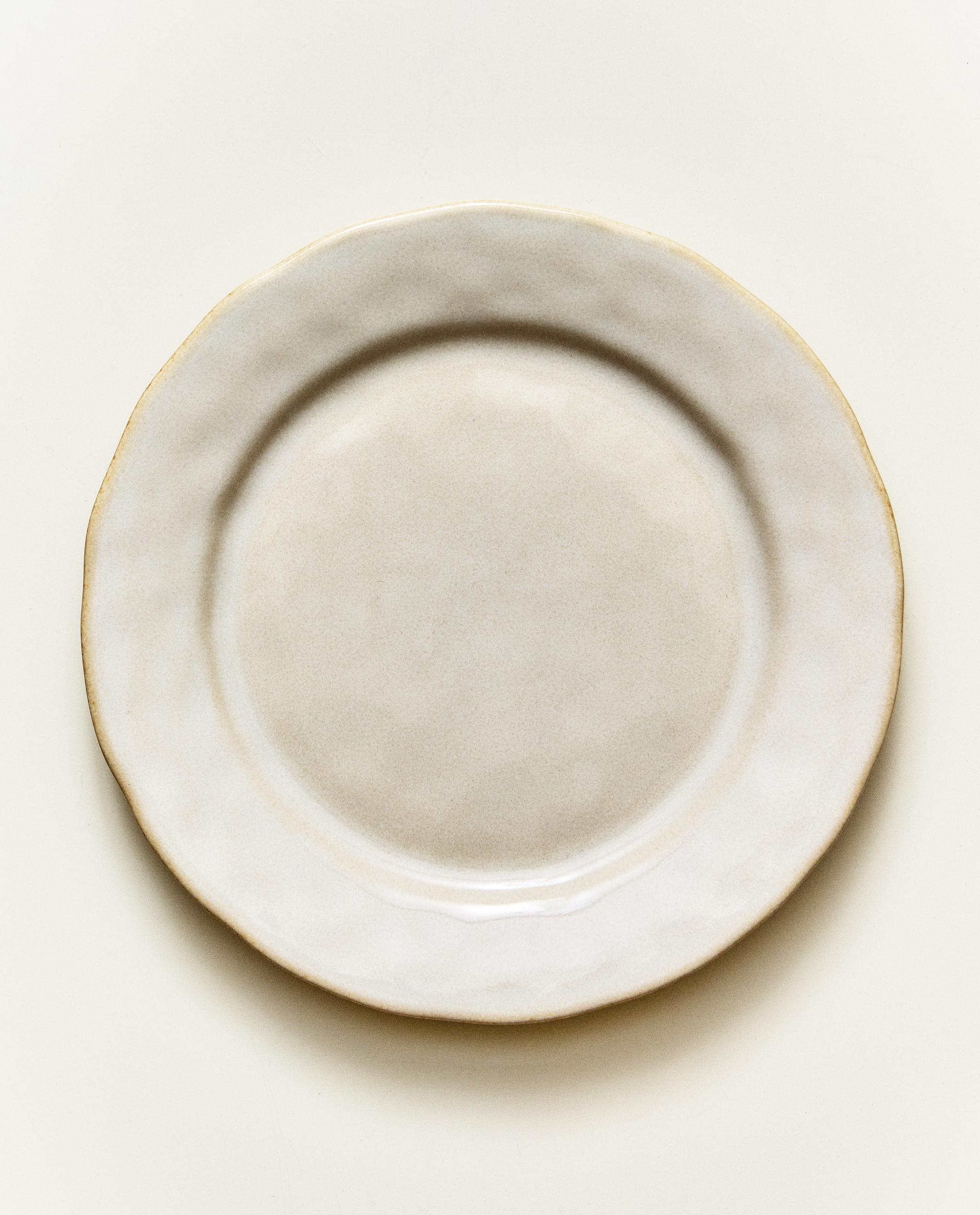 STONEWARE DESSERT PLATE WITH IRREGULAR EDGE product thumbnail 7