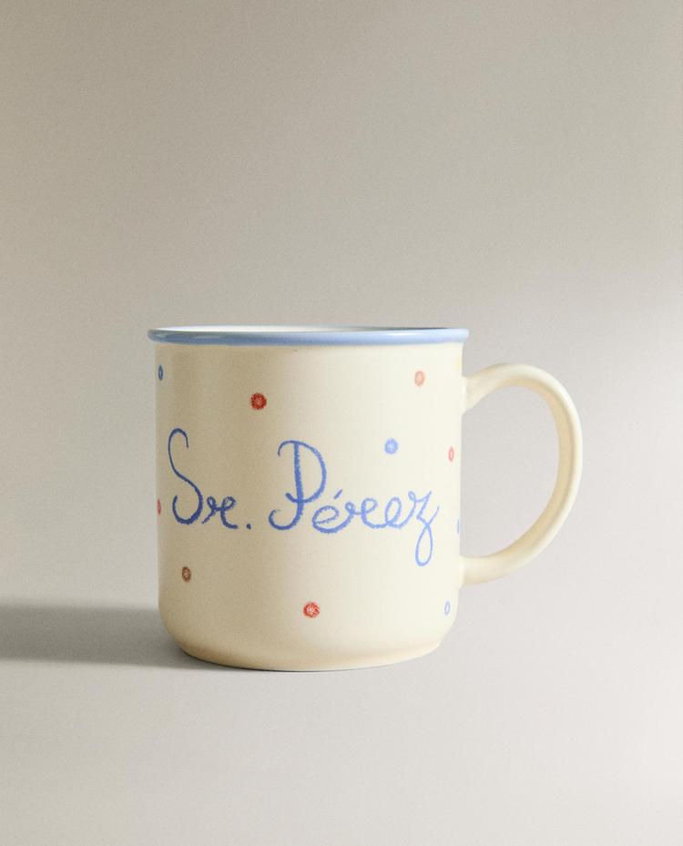 TAZA INFANTIL CERÁMICA RATONCITO PÉREZ