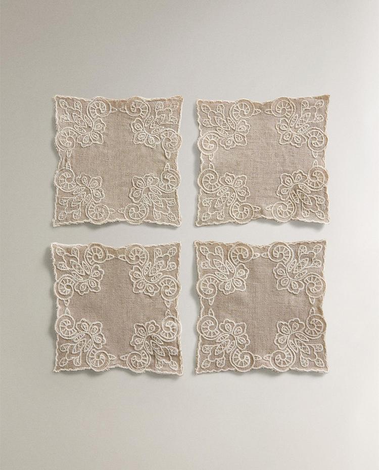 PACK POSAVASOS LINO (PACK DE 4)