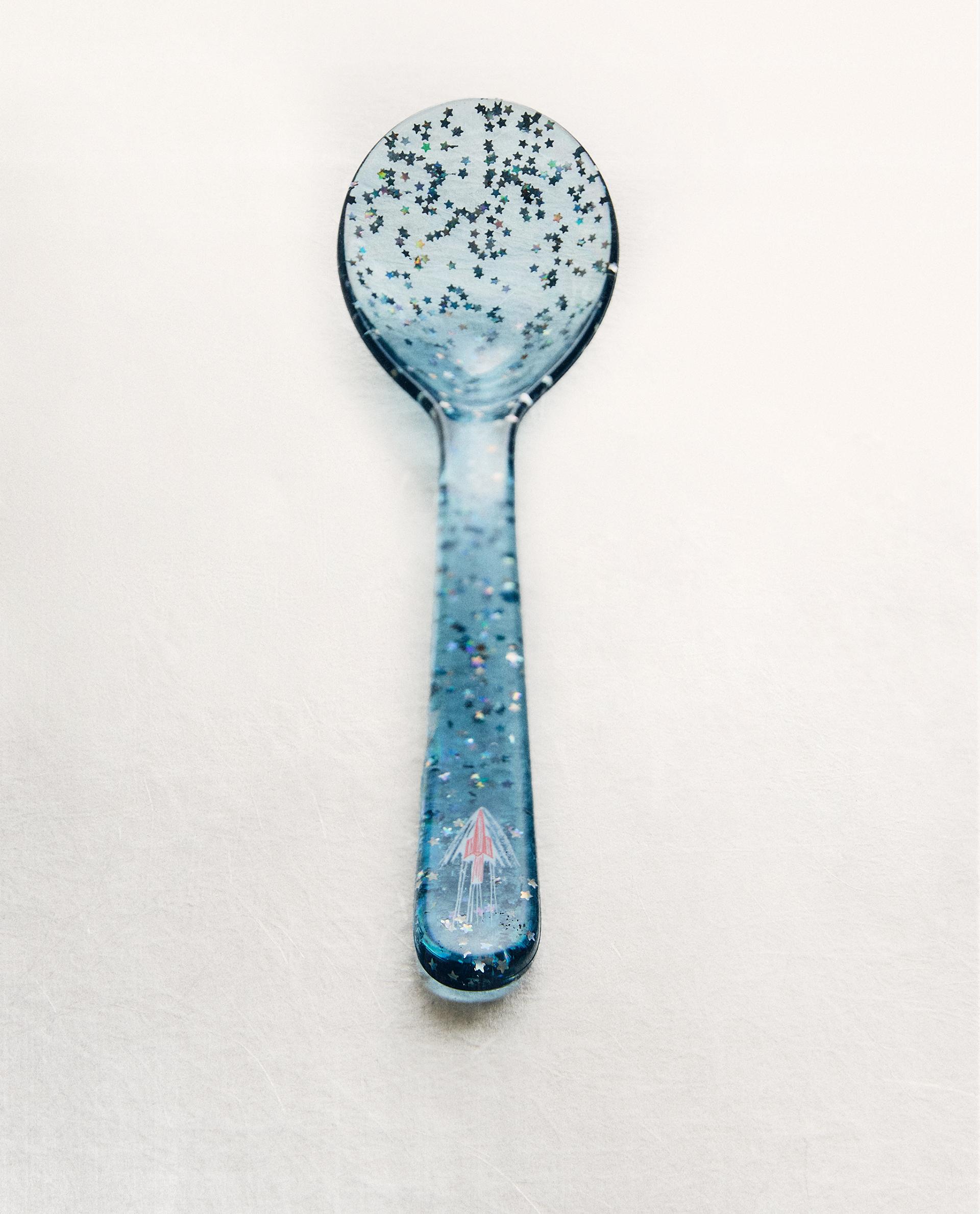 CHILDREN'S GLITTER TRITAN™ SPOON WITH STARS product thumbnail 10