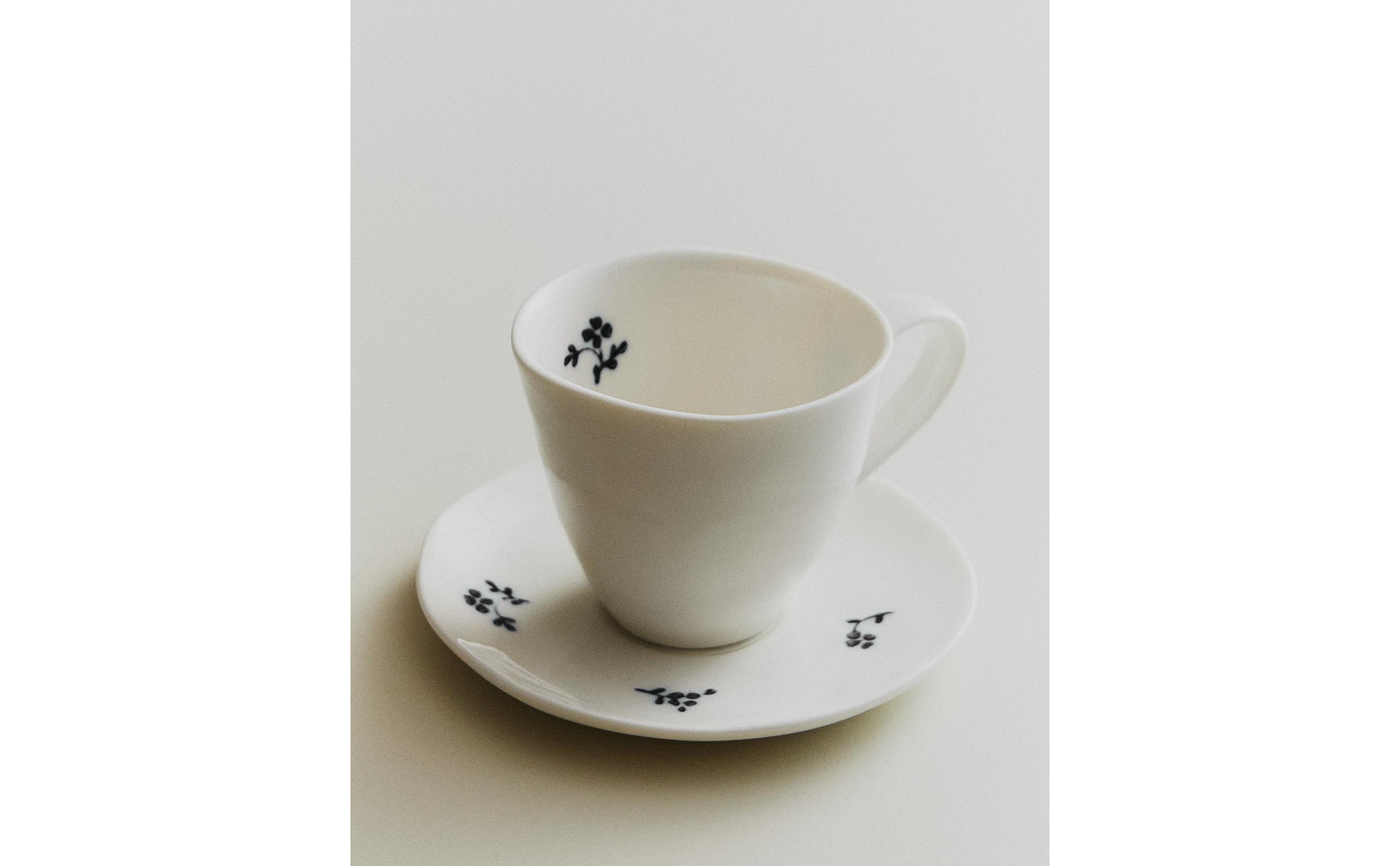 FLORAL PORCELAIN MUG AND SAUCER product thumbnail 9