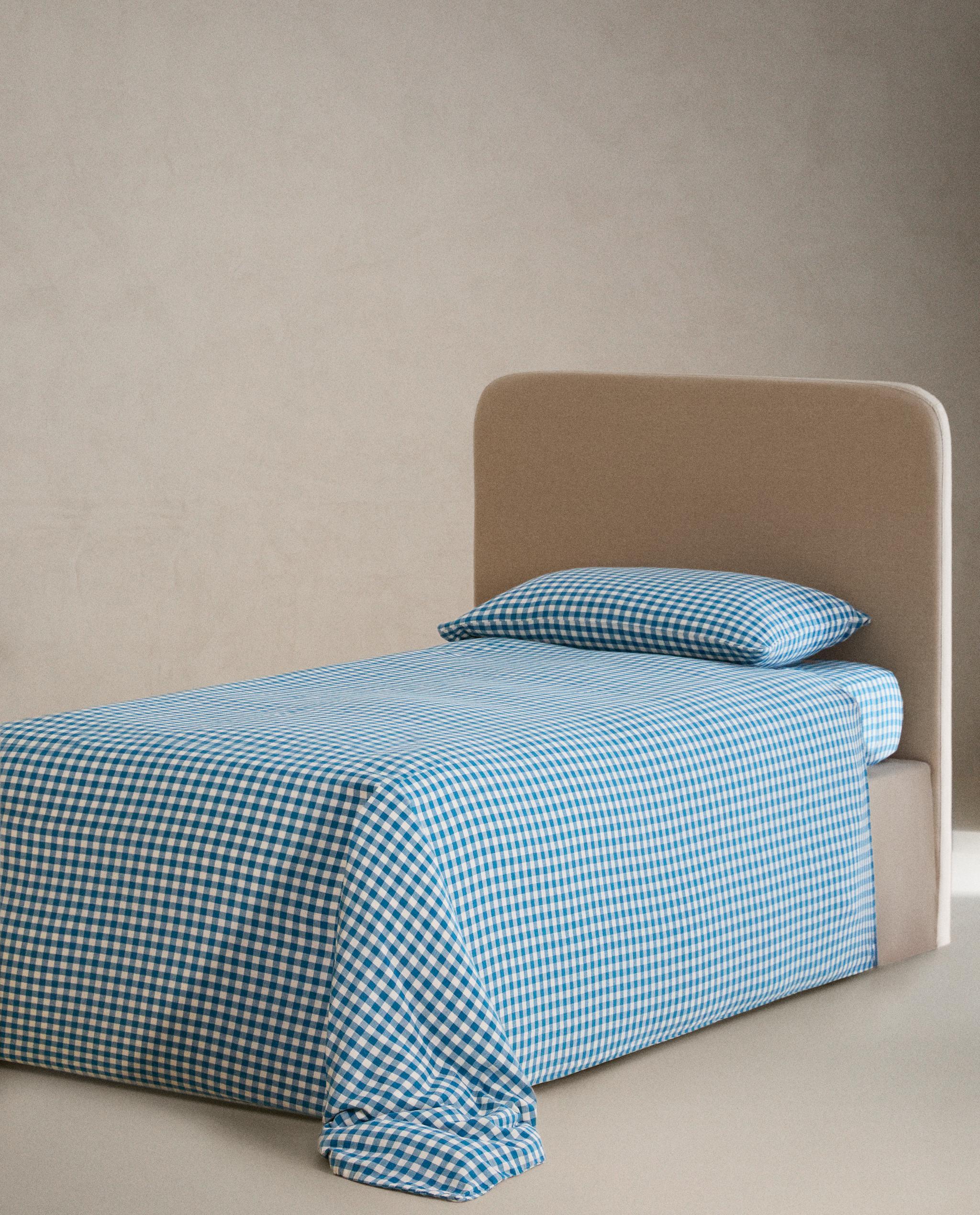 KIDS' CHECK MUSLIN DUVET COVER product thumbnail 7