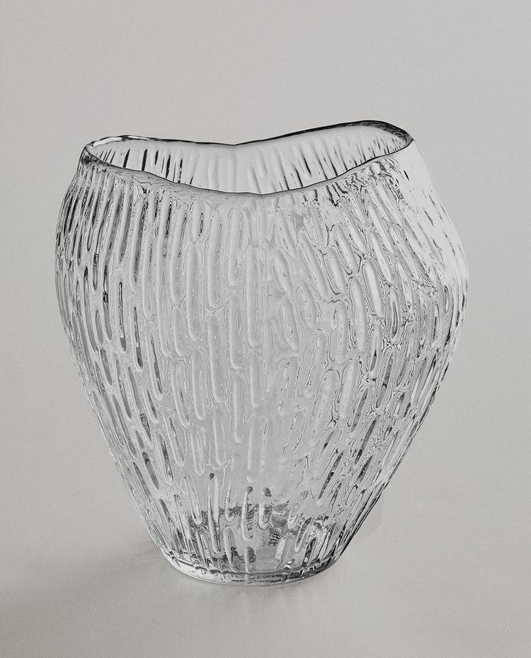 IRREGULAR GLASS VASE IRREGULAR GLASS VASE