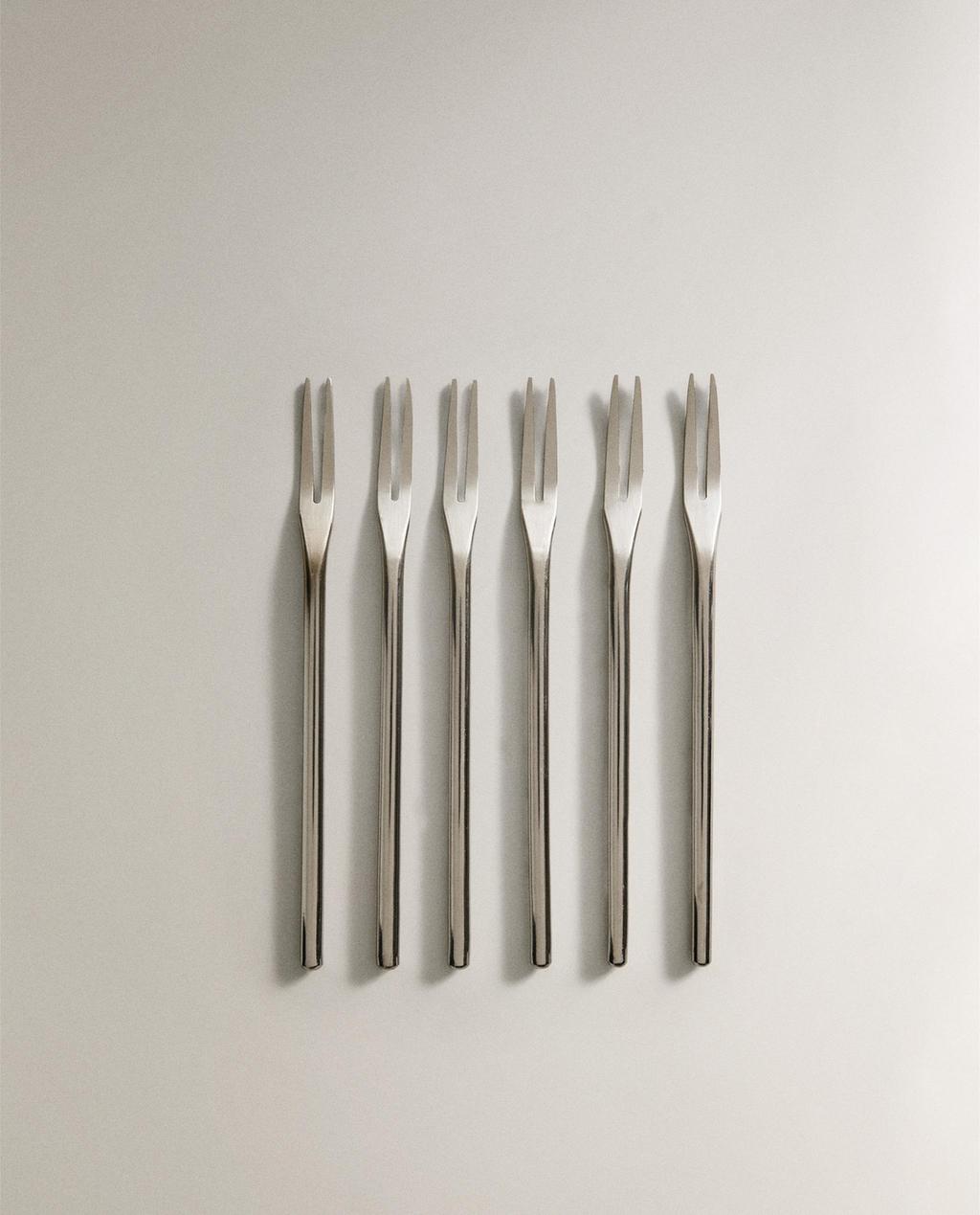 FLERPACK GAFFLAR I STÅL (6-PACK)