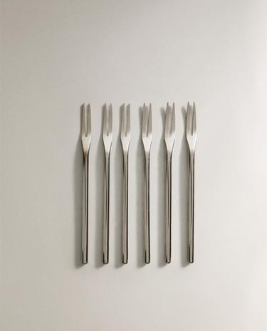 FLERPACK GAFFLAR I STÅL (6-PACK)