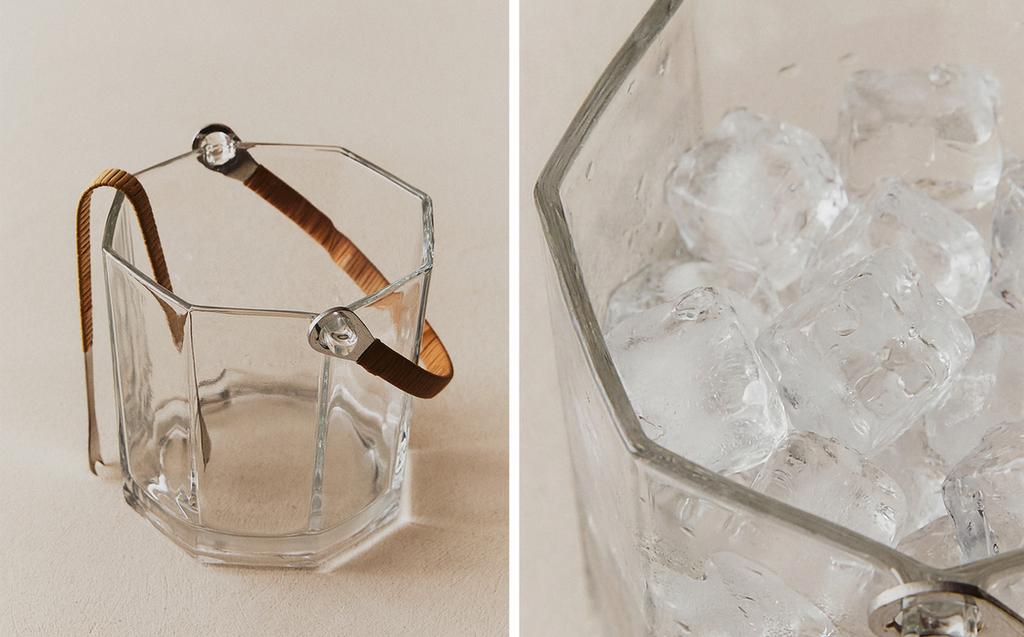 SET CUBITERA VIDRIO Y PINZAS SET CUBITERA VIDRIO Y PINZAS