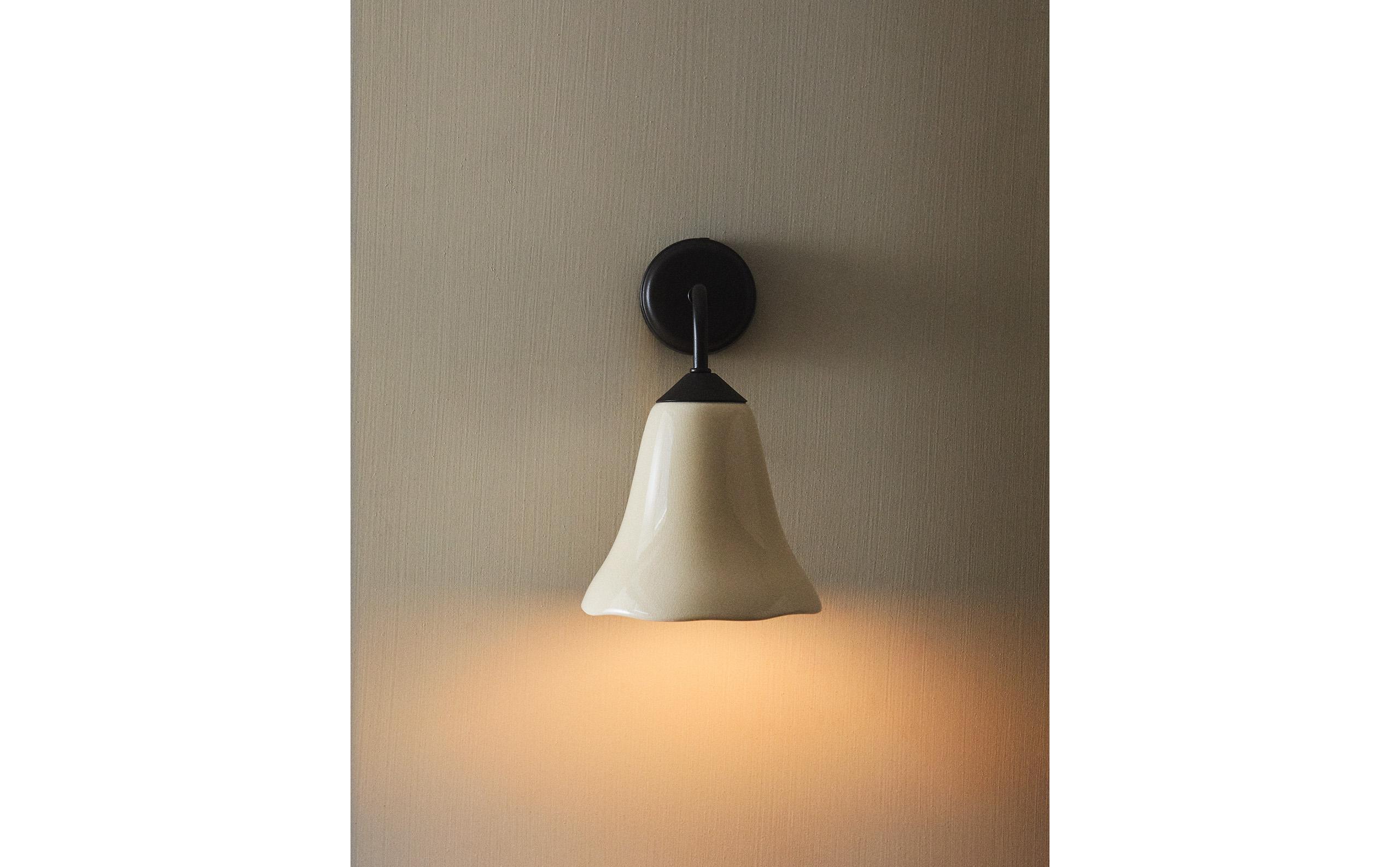 LAMP | METAL WALL LAMP WITH CERAMIC LAMPSHADE product thumbnail 8