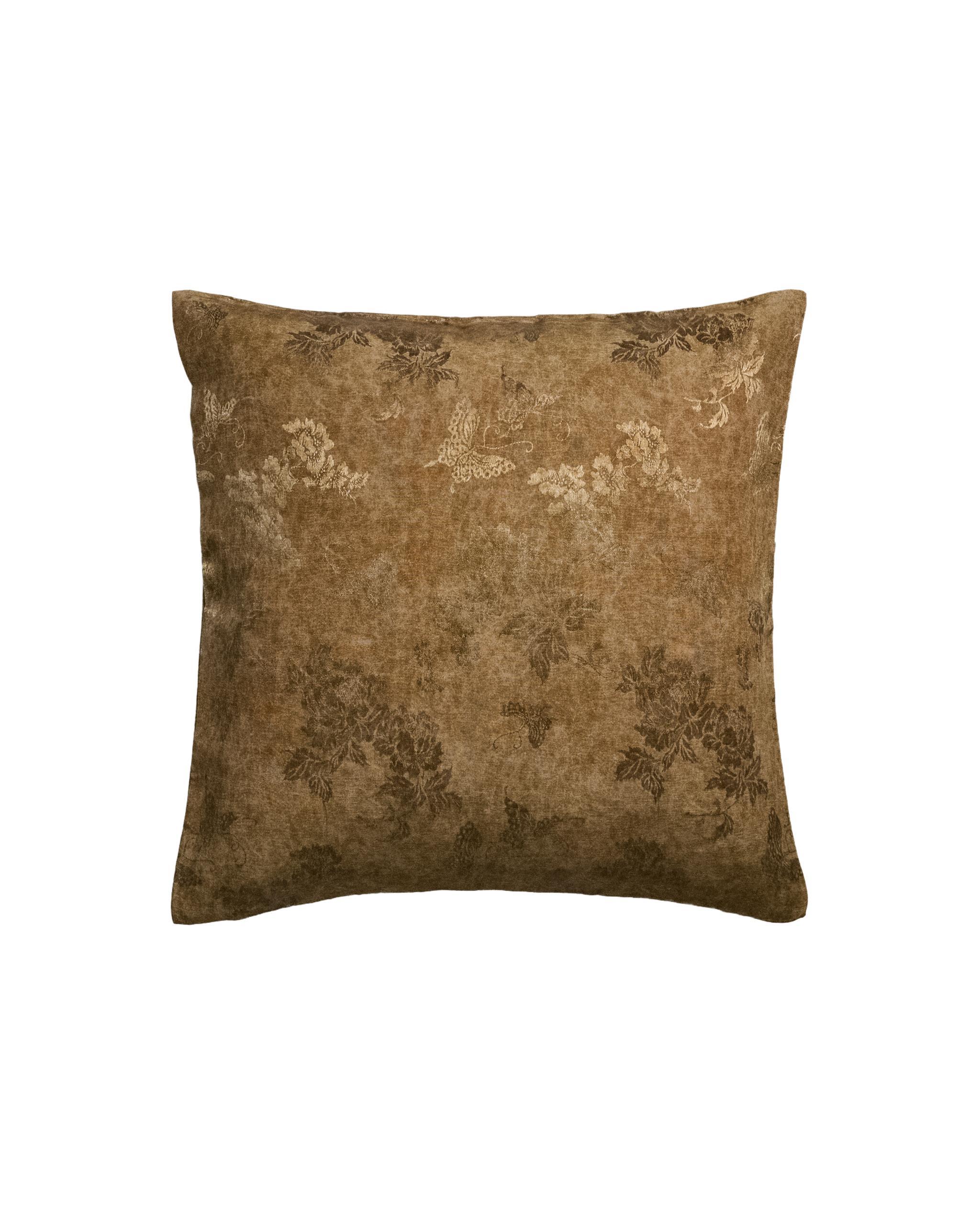 GOLD JACQUARD CUSHION COVER | MARISA BERENSON product thumbnail 2