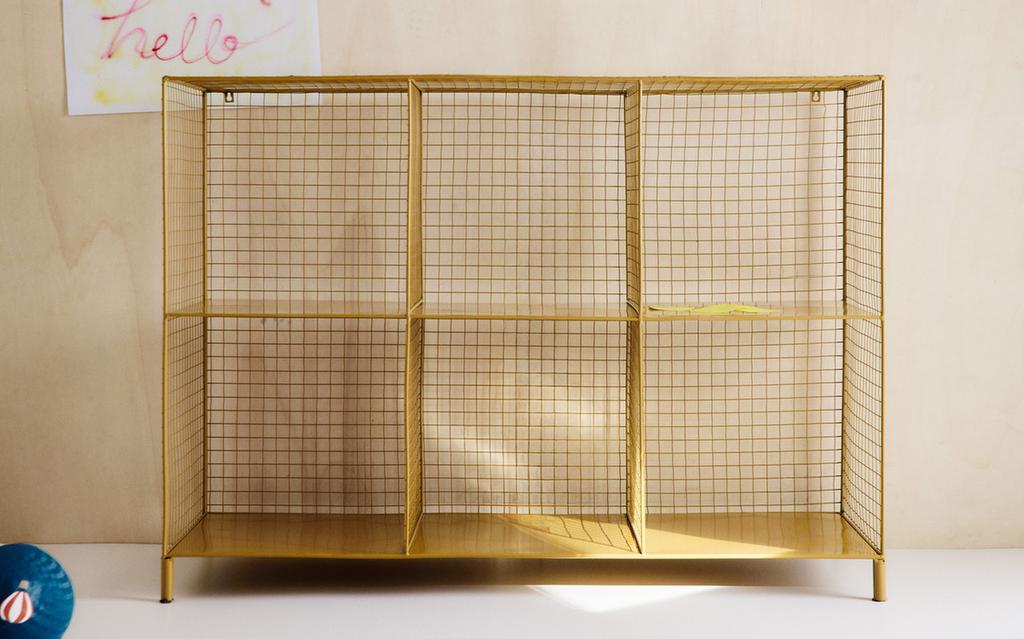KIDS' HORIZONTAL METAL SHELVING UNIT