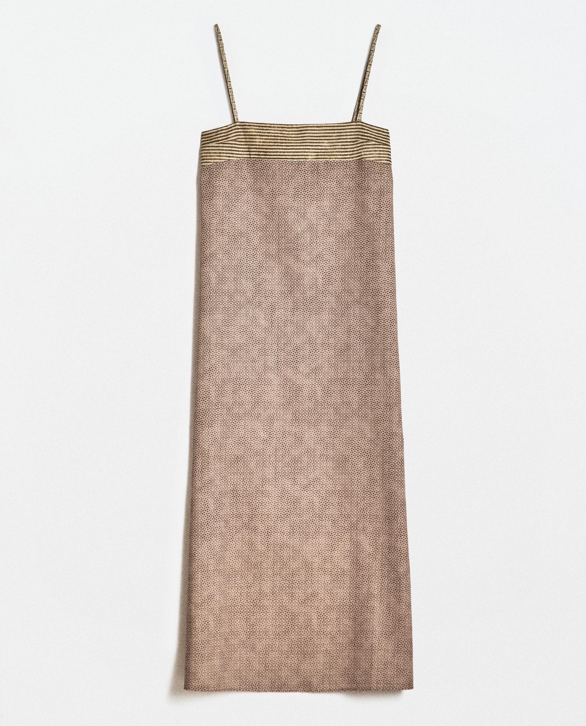 DRESS WITH CONTRAST PRINT | KATHARINE POLE product thumbnail 8