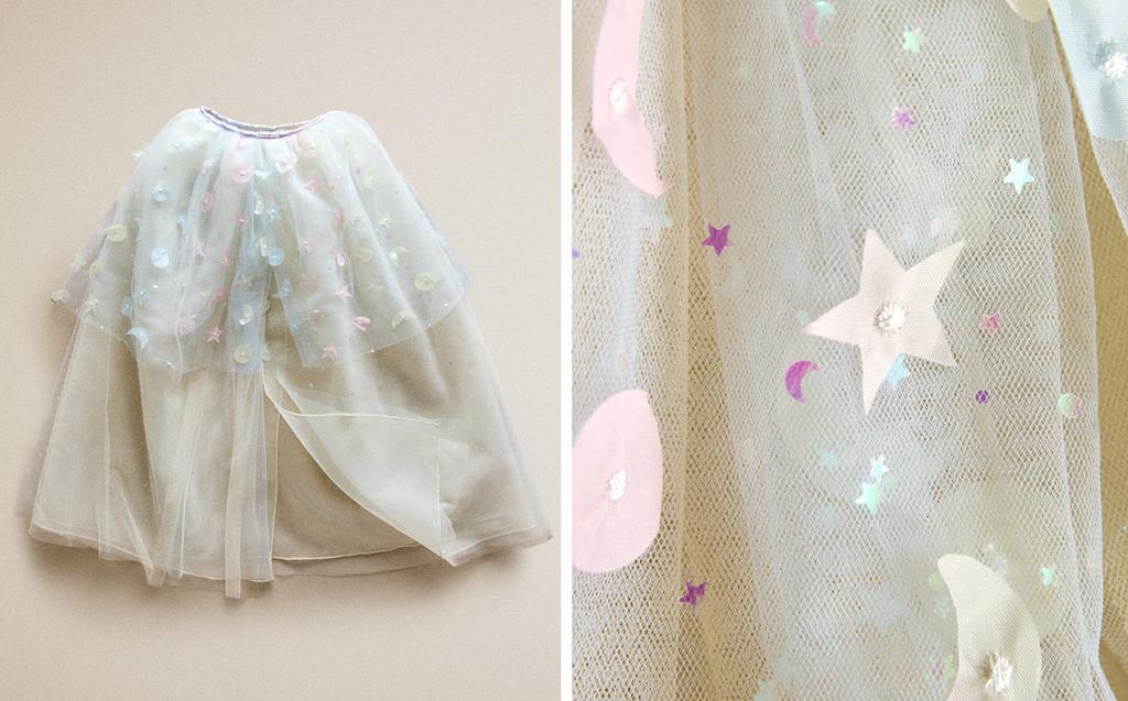 KIDS' SHINY CAPE COSTUME