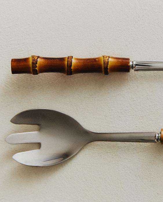 BAMBOO SALAD CUTLERY SET (SET OF 2)