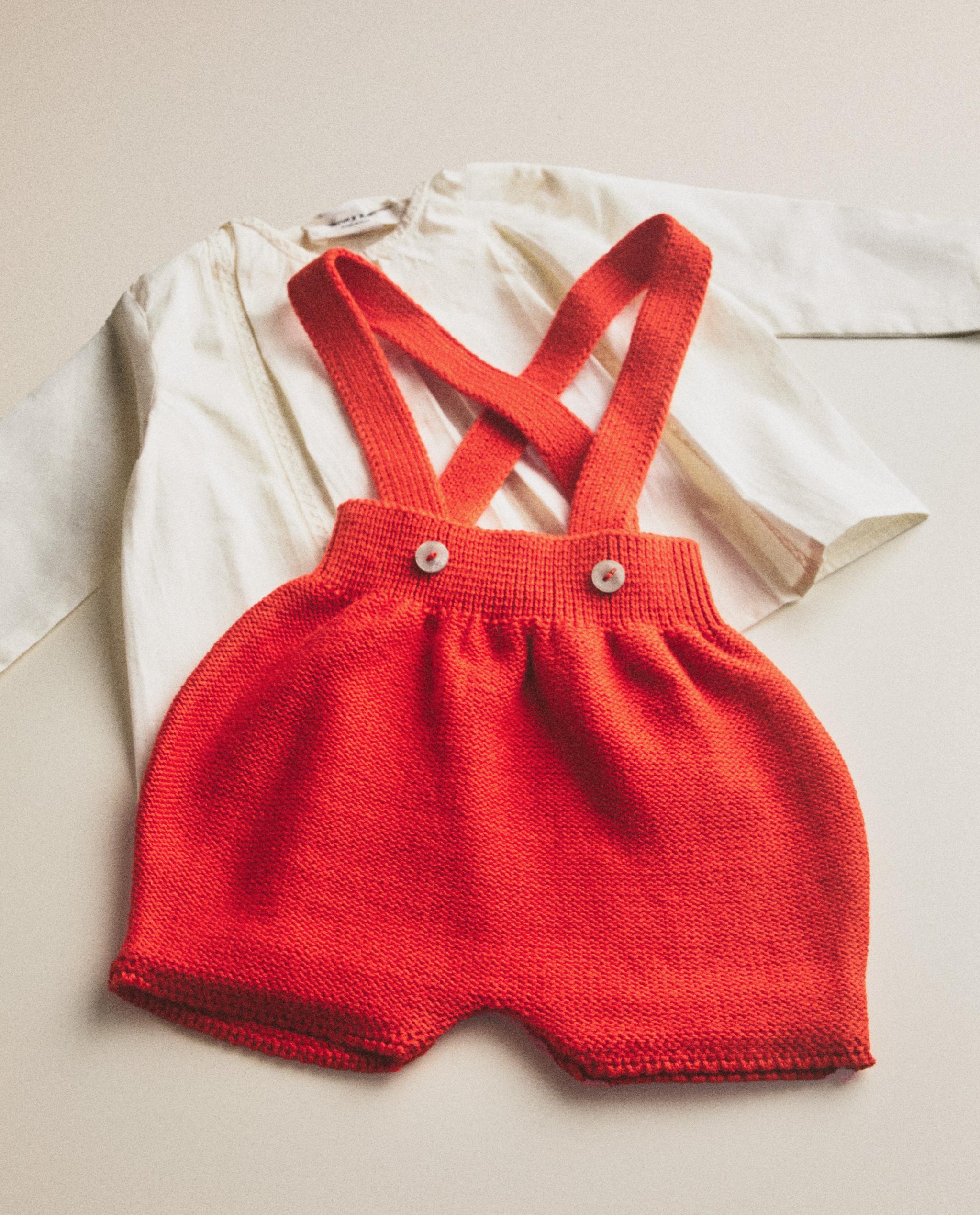 BABY CARDIGAN, DUNGAREES AND SOFT TOY product thumbnail 10