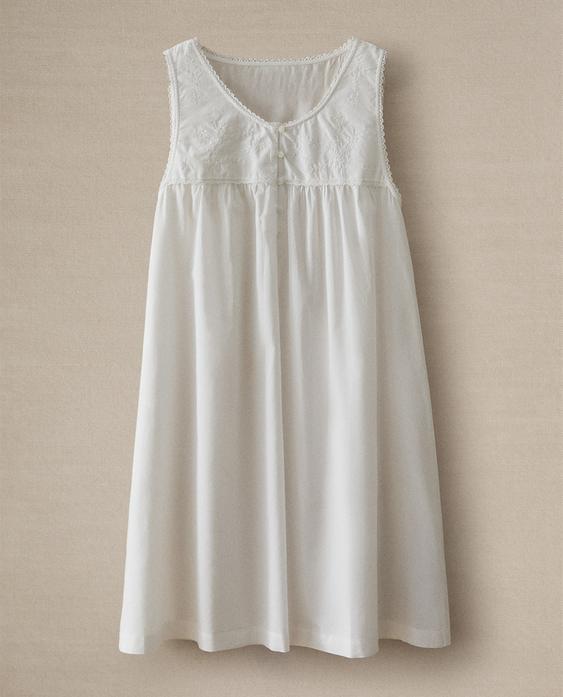 CAMISÓN ALGODÓN BORDADOS