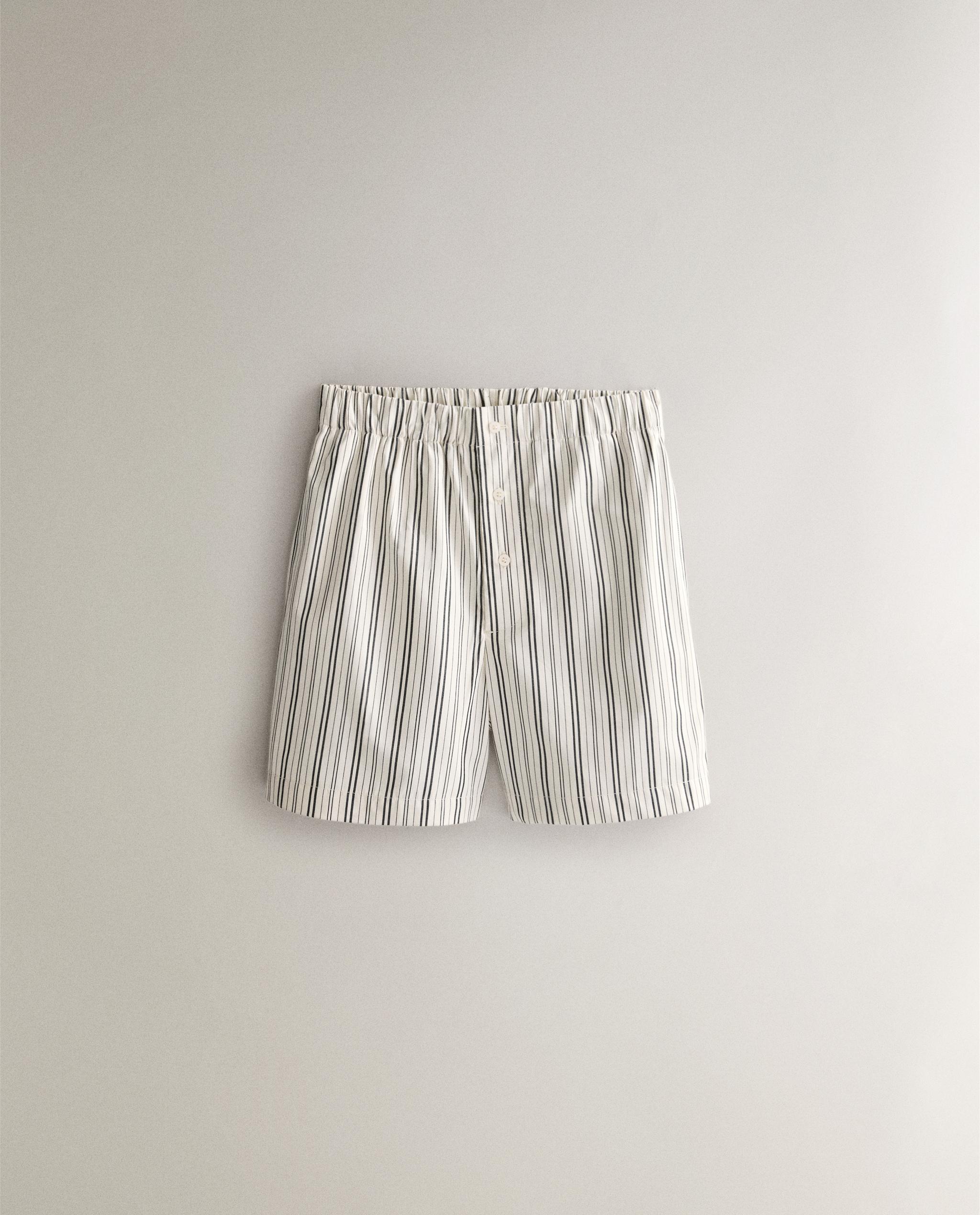 STRIPED COTTON SHORTS product thumbnail 7