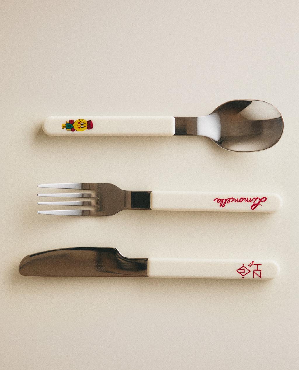 ÇOCUK ÇATAL KAŞIK BIÇAK TAKIMI X THE ANIMALS OBSERVATORY