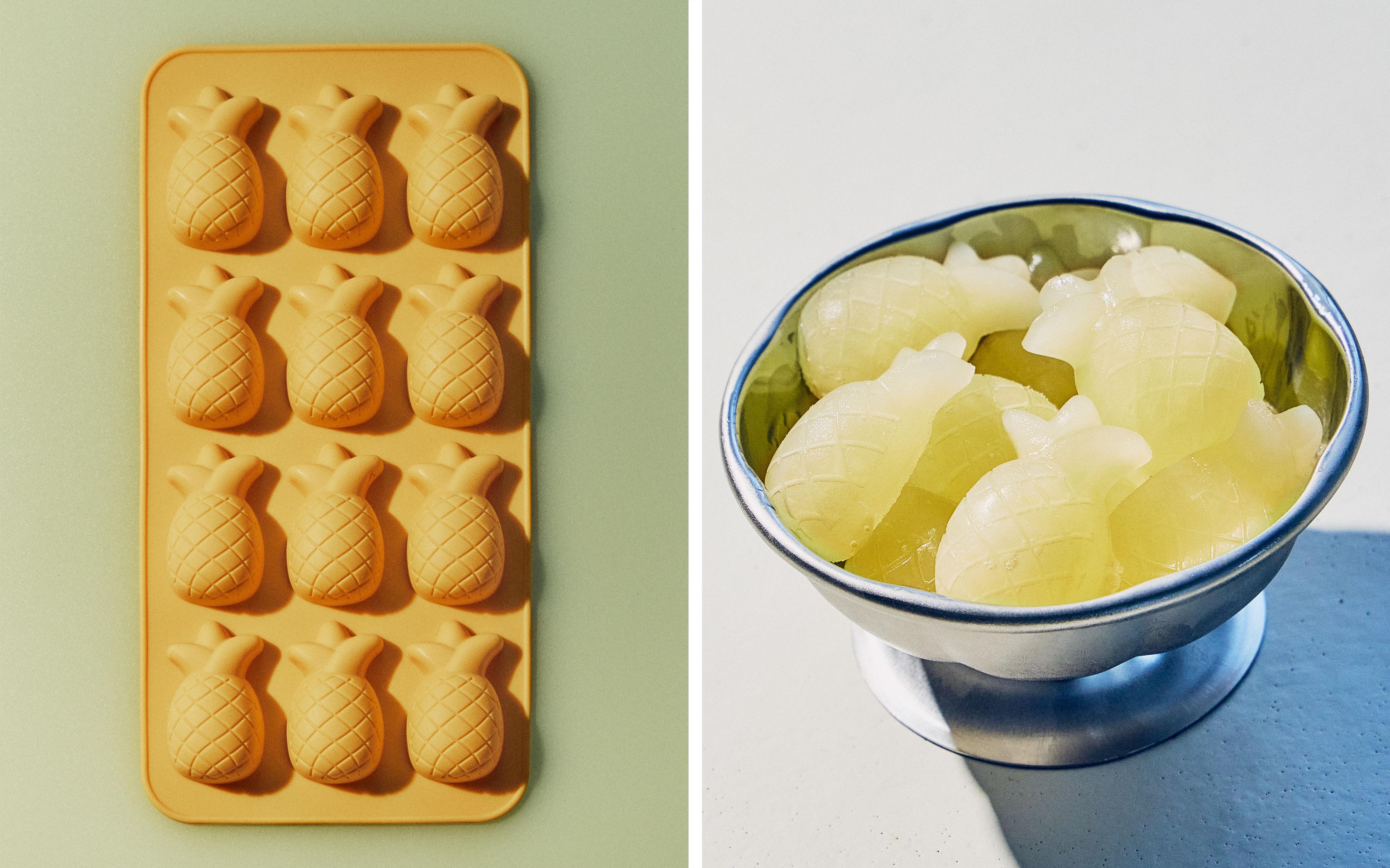 SILICONE PINEAPPLE ICE BUCKET TRAY 12 ICE CUBES product thumbnail 8