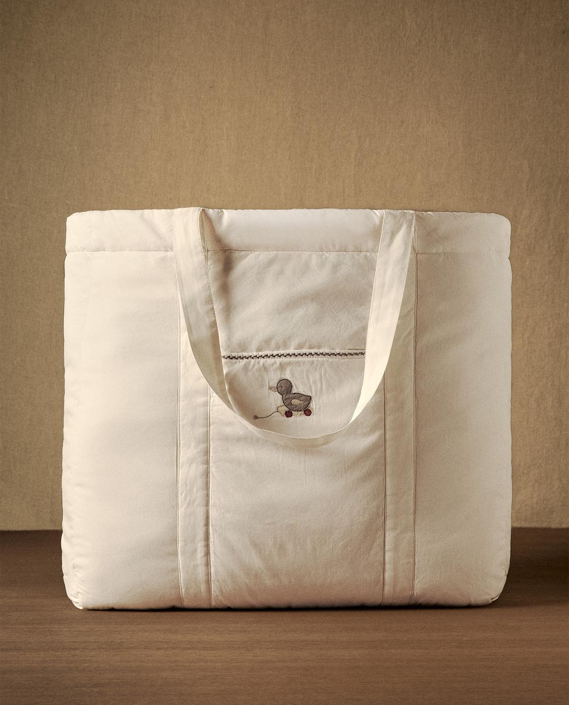 Bolso Maternidad Zara Bolsas Zara Home BOLSA MATERNIDAD ALGODÓN